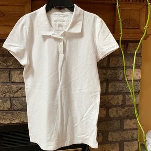 Womens white polo Aeropostale size large